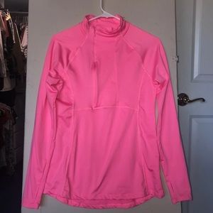 Long Sleeve work out jacket (diagonal quarter zip)